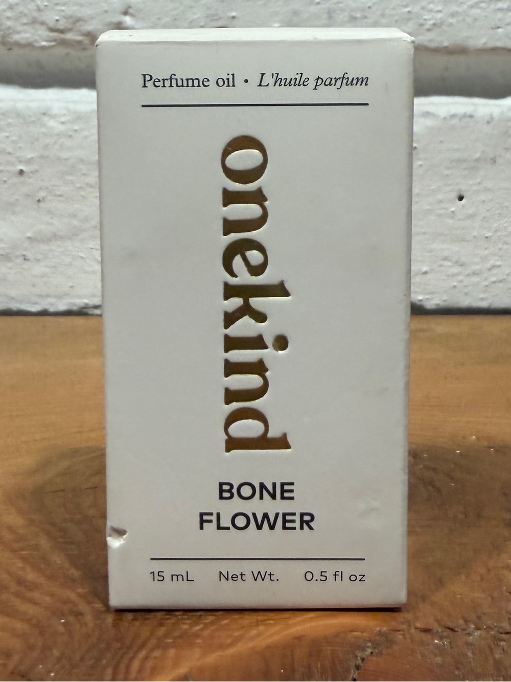 Onekind Bone Flower Perfume Oil 15ml Rollerball Fragrance NIB MSRP $65